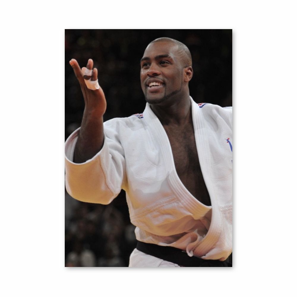 Poster Teddy Riner Belt Black | Aesthetic Posters