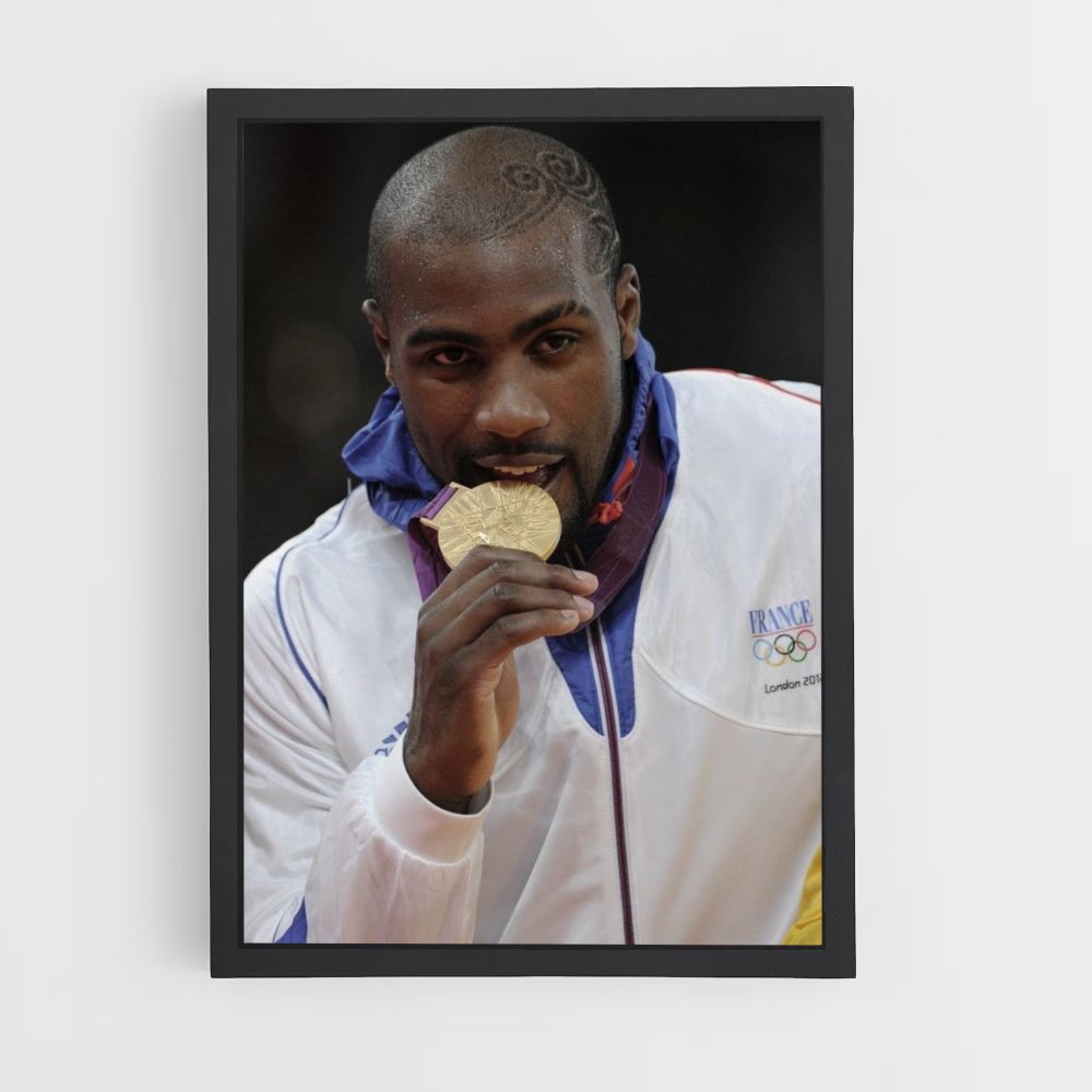 Poster Teddy Riner-medaille