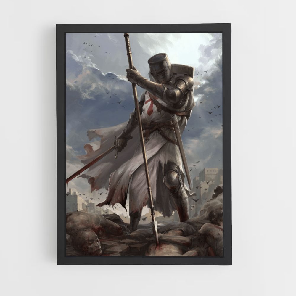 Templar Soldier Poster