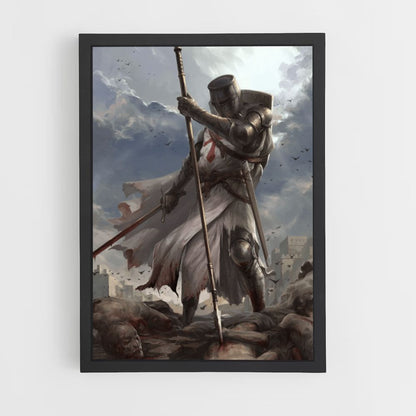 Templar Soldier Poster