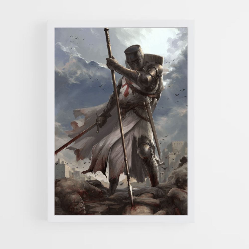 Templar Soldier Poster