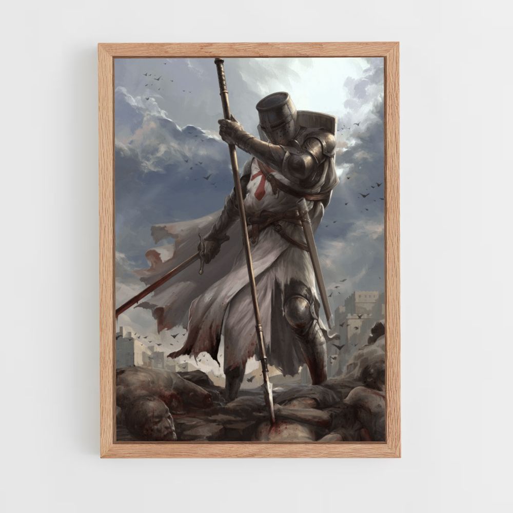 Templar Soldier Poster