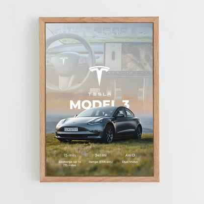 tesla-11 cadre Bois clair