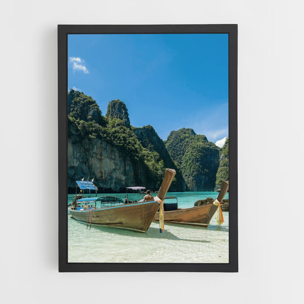 Thailand Boat Poster