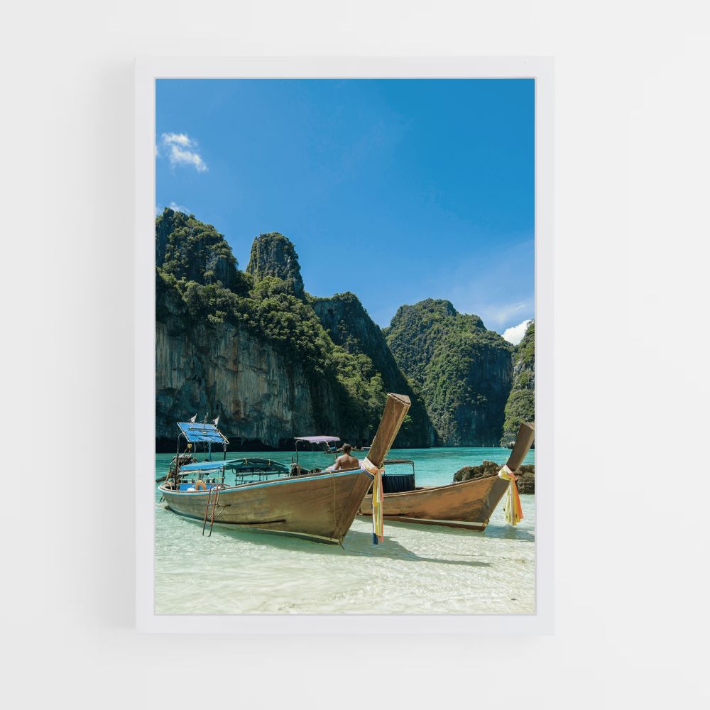 Thailand Boat Poster