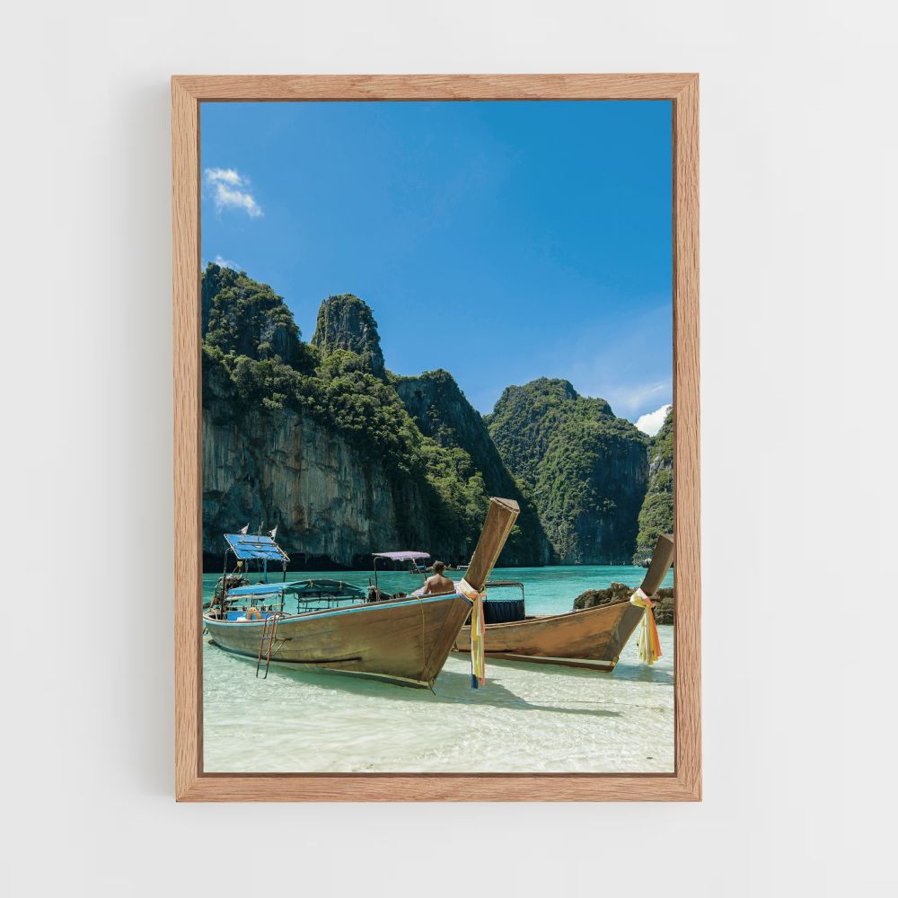 Thailand Boat Poster