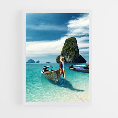 Turquoise Blue Ocean Poster