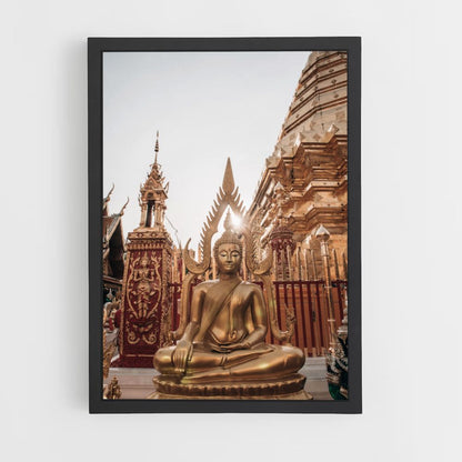 Golden Buddha Poster