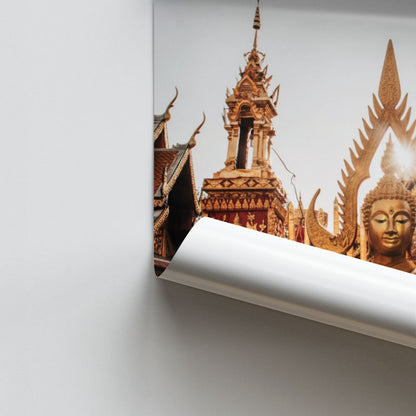 Golden Buddha Poster