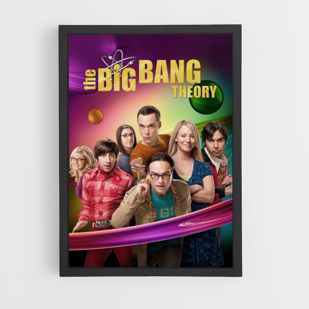 Poster The Big Bang Theory Color