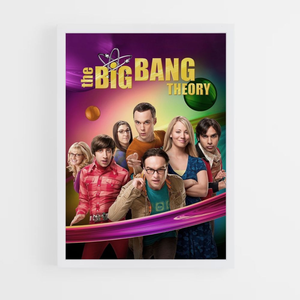 Poster The Big Bang Theory Color