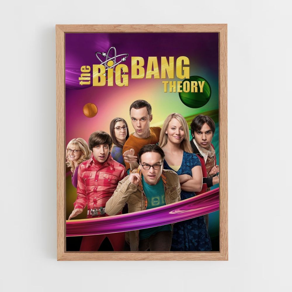 Poster The Big Bang Theory Color