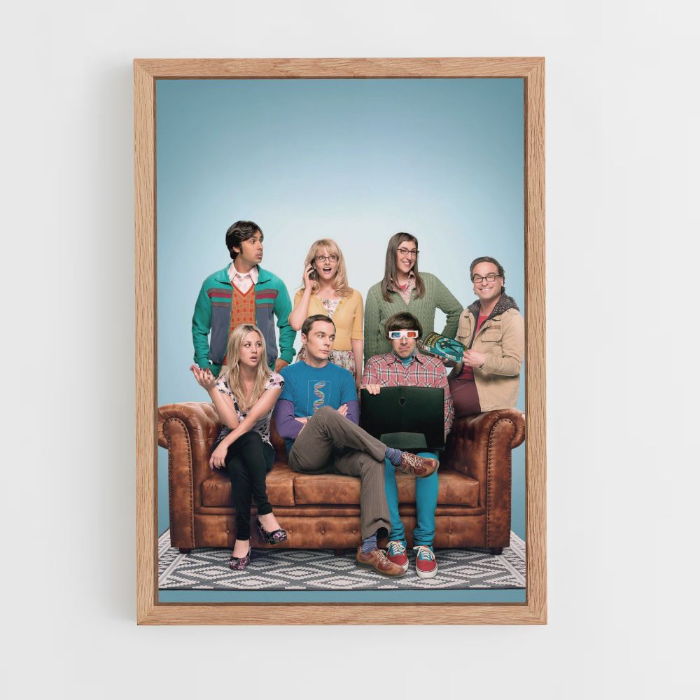 Poster The Big Bang Theory Sofa