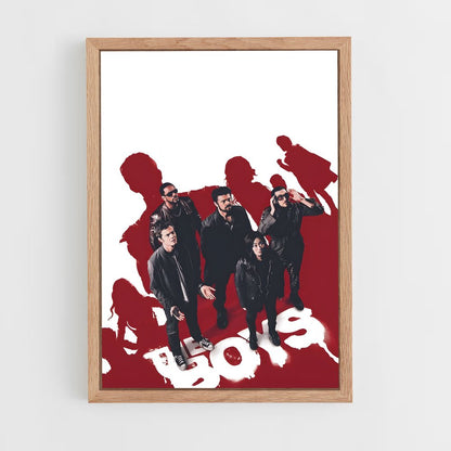 the-boys-9 cadre Bois clair