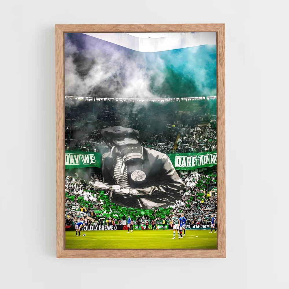the-celtic-fc-12 cadre Bois clair