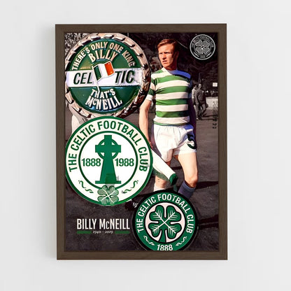 the-celtic-fc-4 cadre Bois foncé