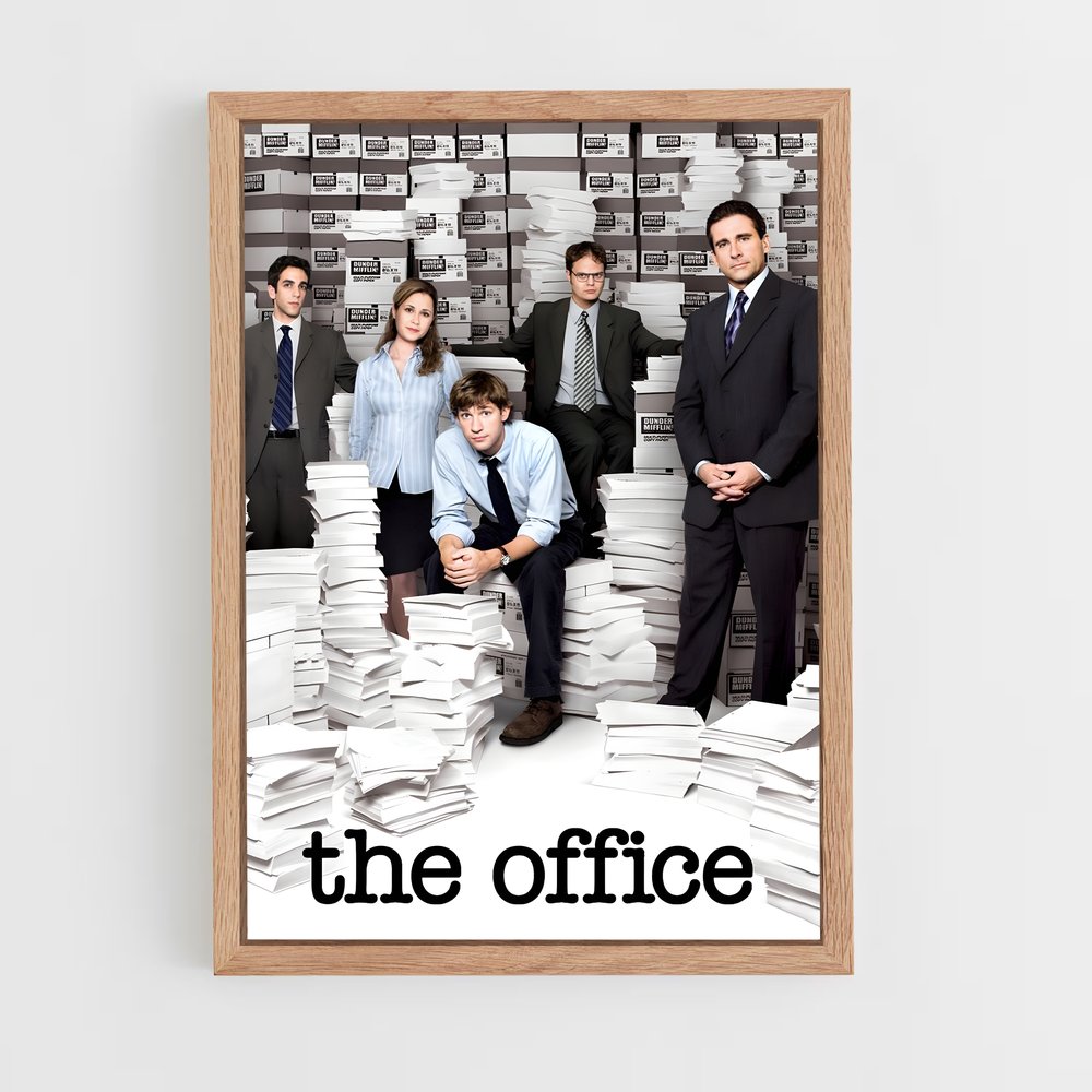 the-office-4 cadre Bois clair