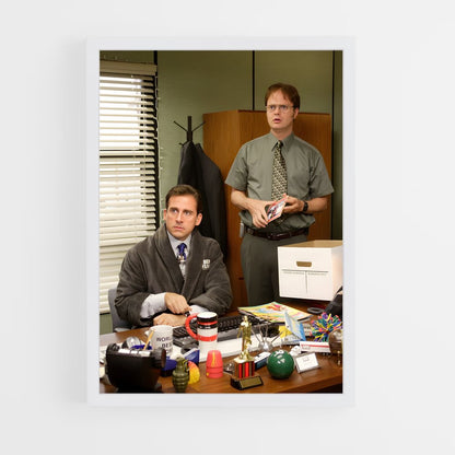 the-office-7 cadre Blanc