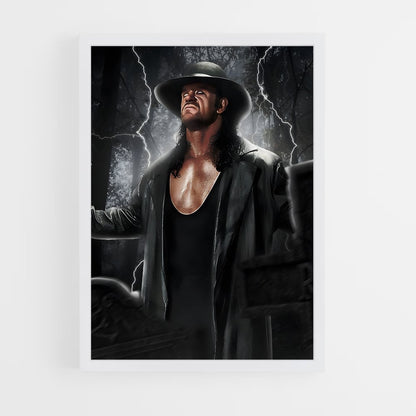 the-undertaker-10 cadre Blanc