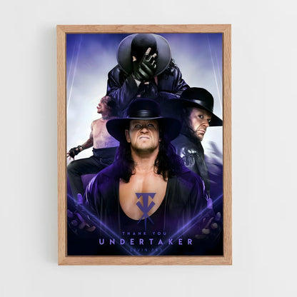 the-undertaker-11 cadre Bois clair