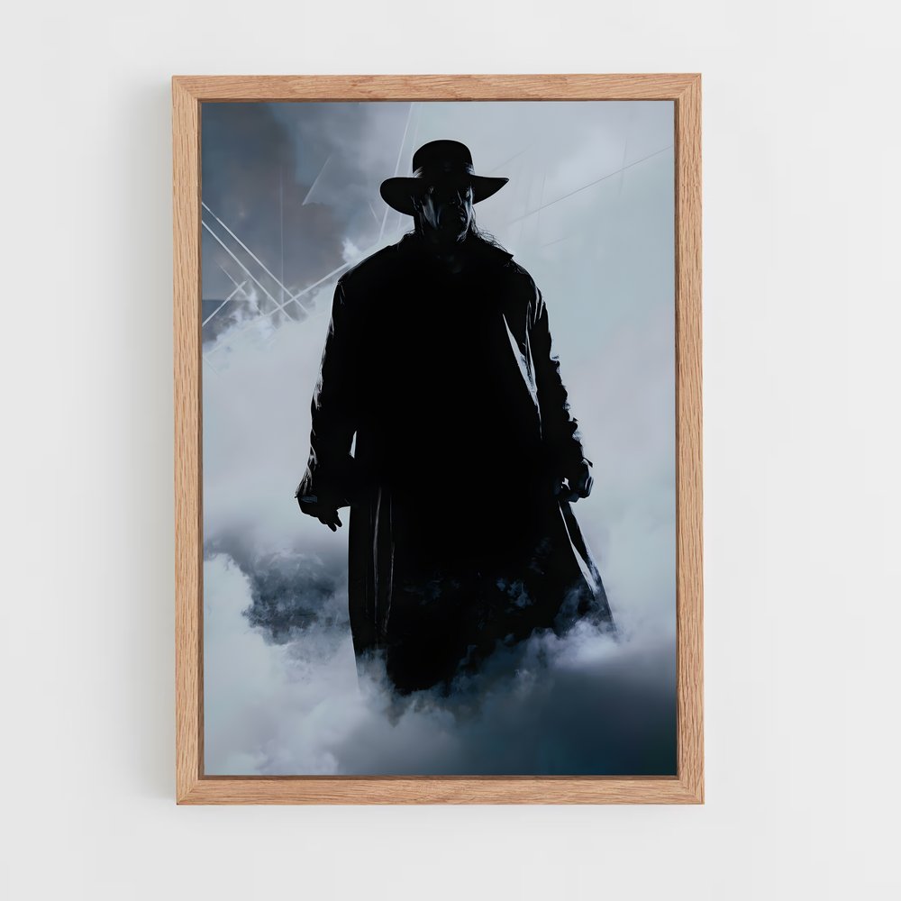 the-undertaker-5 cadre Bois clair