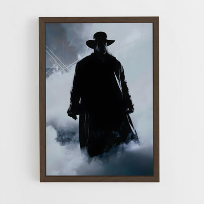 the-undertaker-5 cadre Bois foncé