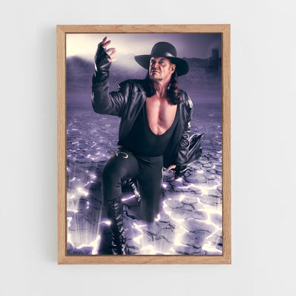the-undertaker-9 cadre Bois clair