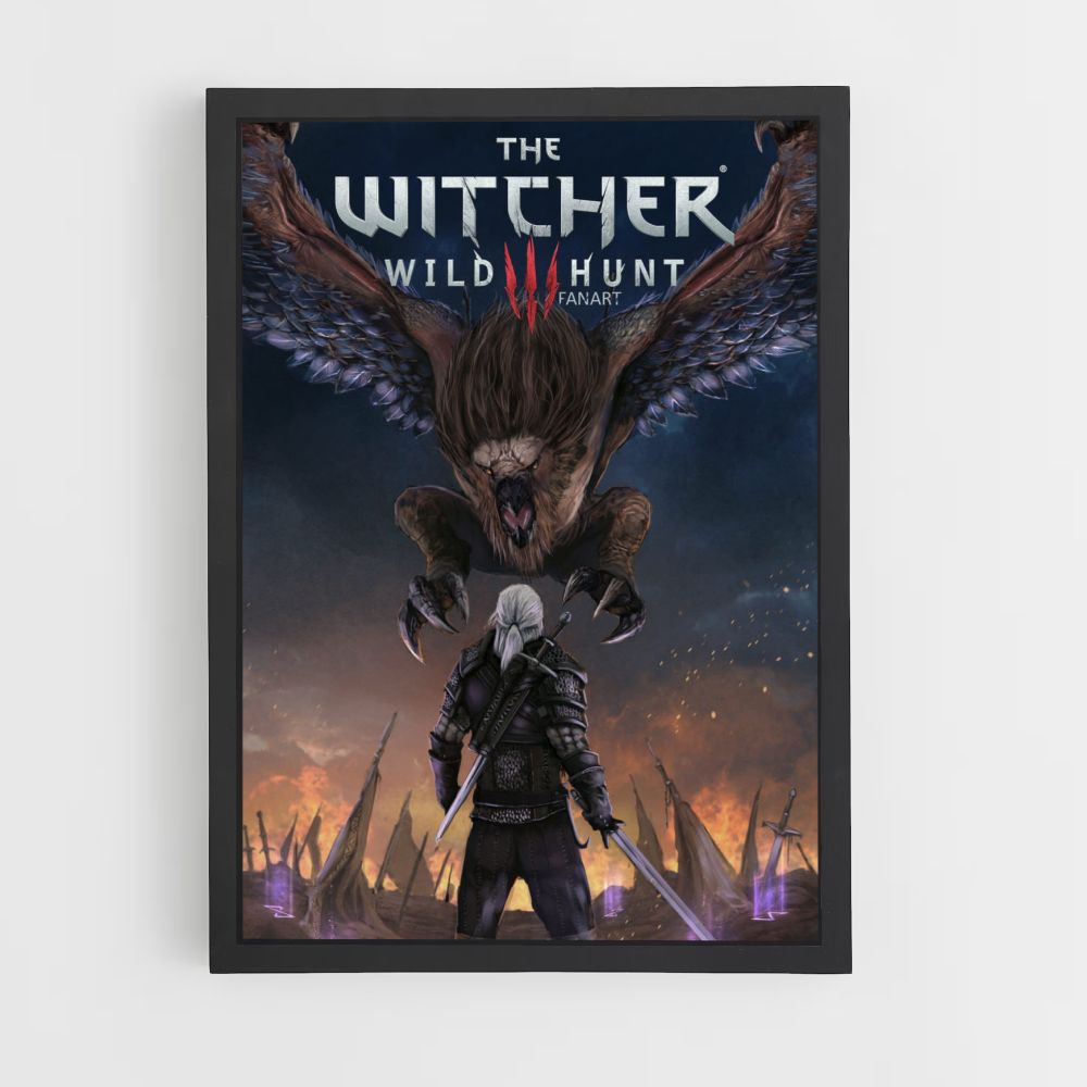 Poster Het Witcher-monster