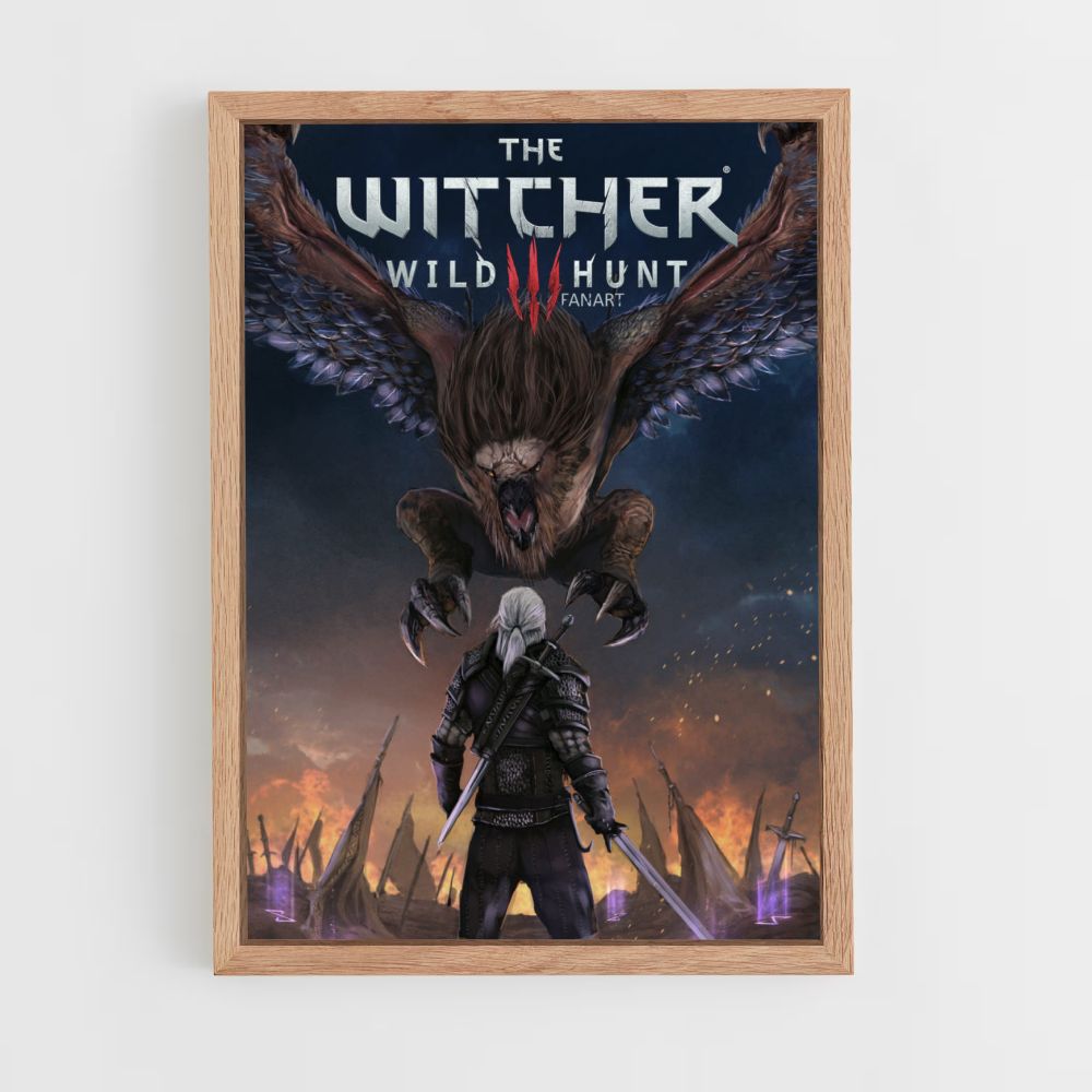 Poster Het Witcher-monster