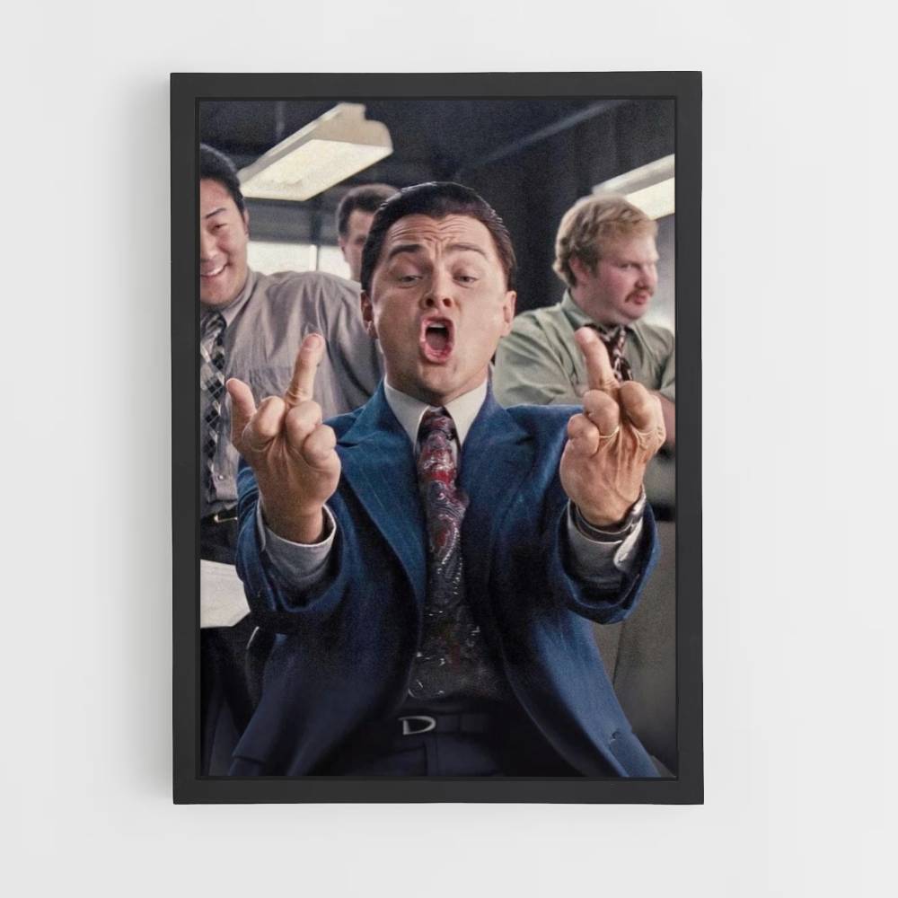 Poster Fingers Jordan Belfort