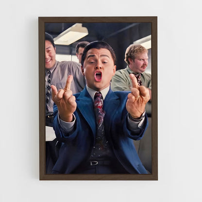 the-wolf-of-wall-street-6 cadre Bois foncé