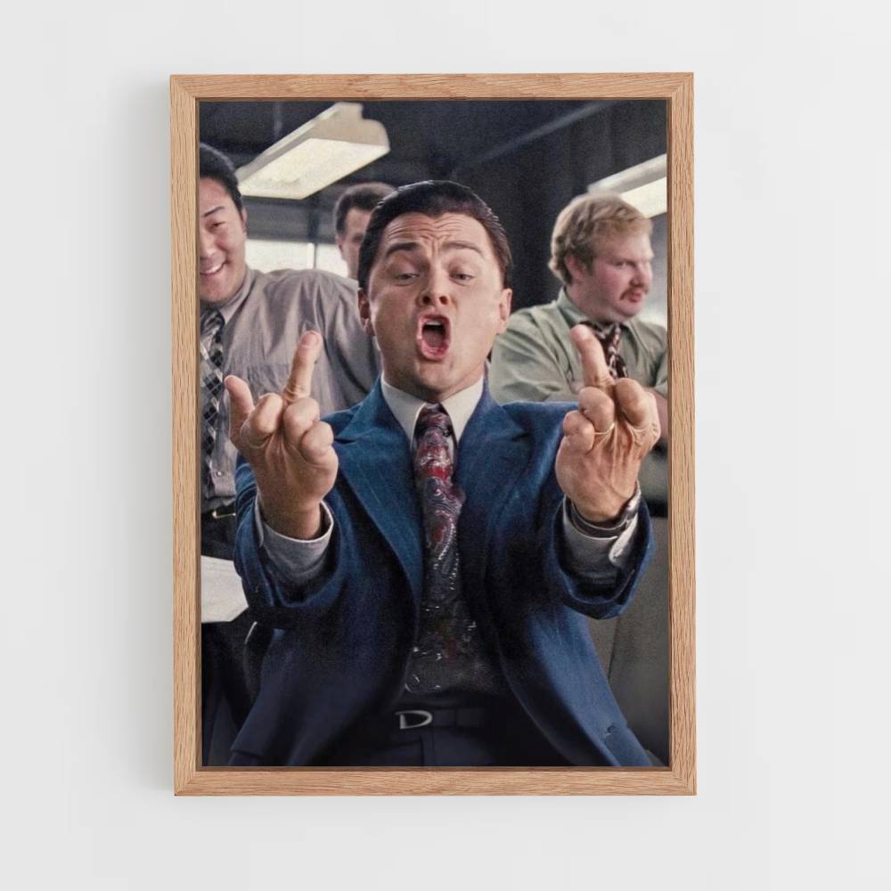 Poster Fingers Jordan Belfort