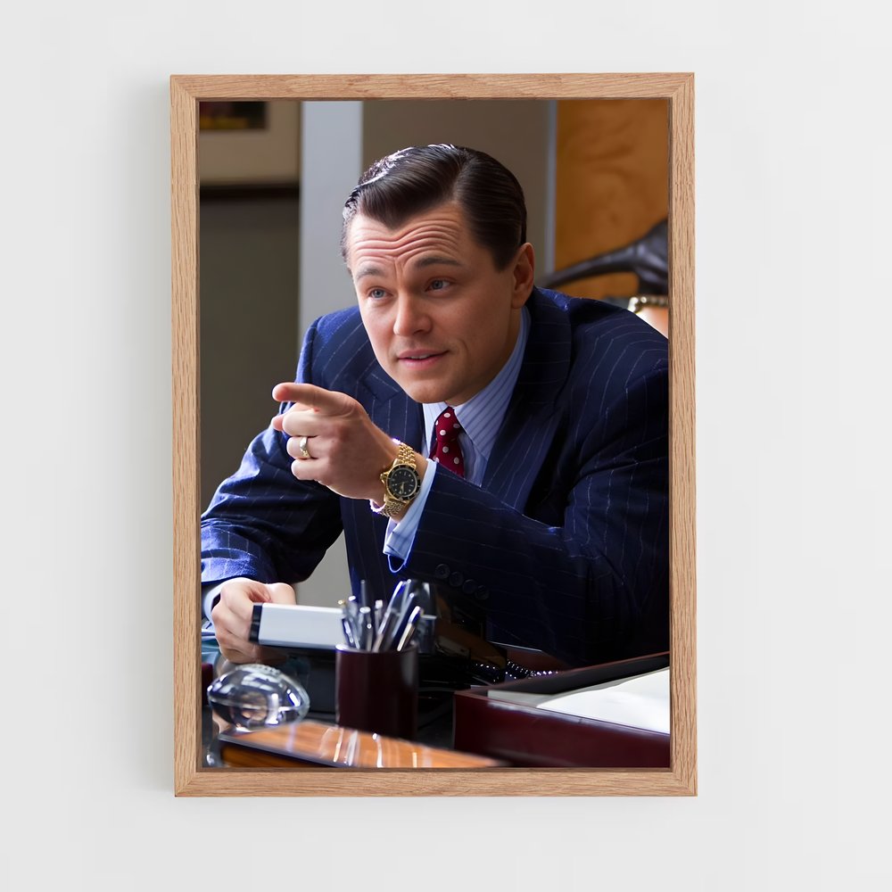 the-wolf-of-wall-street-8 cadre Bois clair