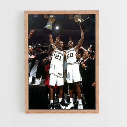 tim-duncan-11 cadre Bois clair