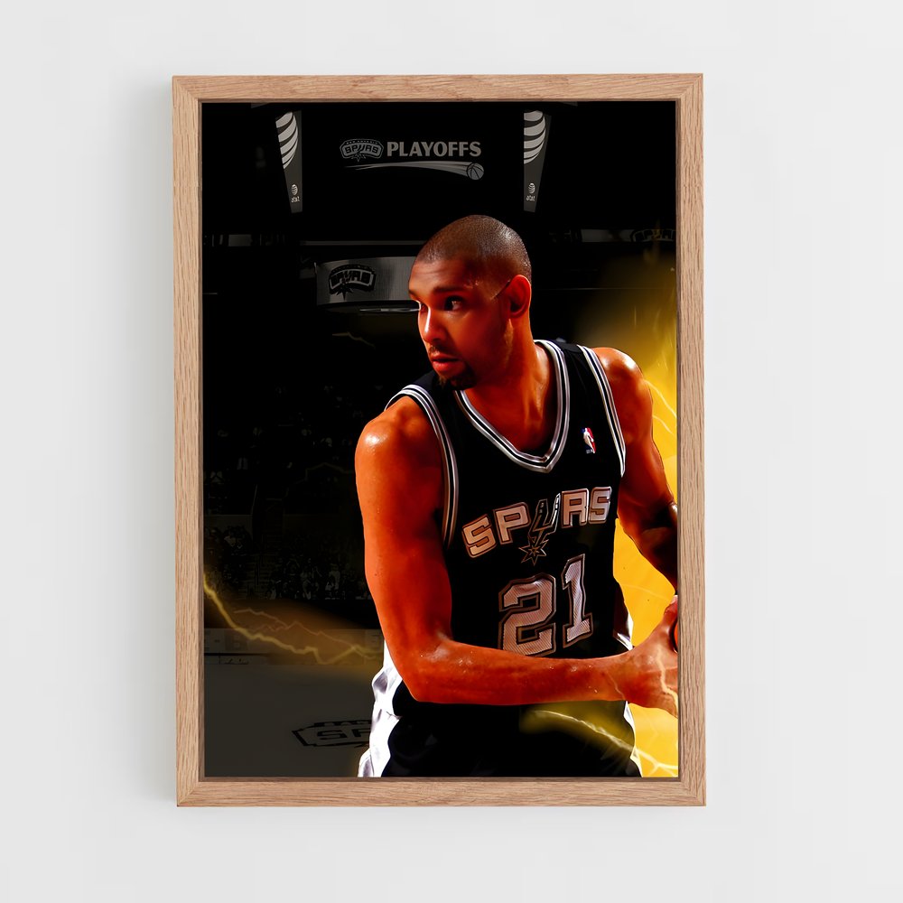 tim-duncan-2 cadre Bois clair