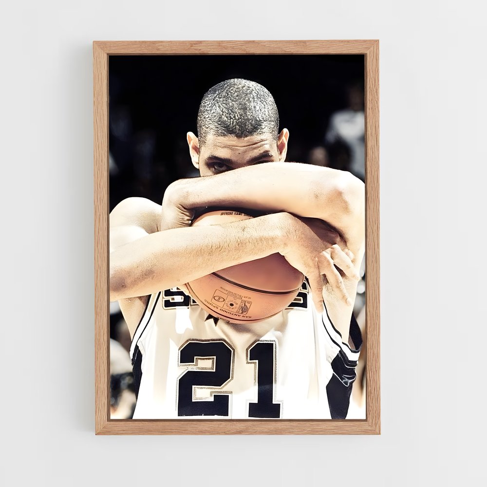 tim-duncan-6 cadre Bois clair