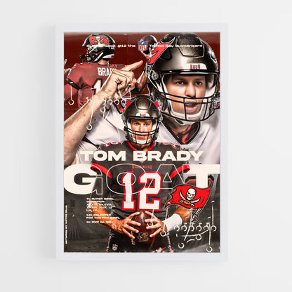 tom-brady-1 cadre Blanc