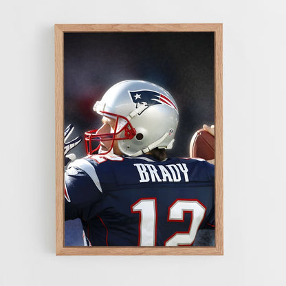 tom-brady-2 cadre Bois clair