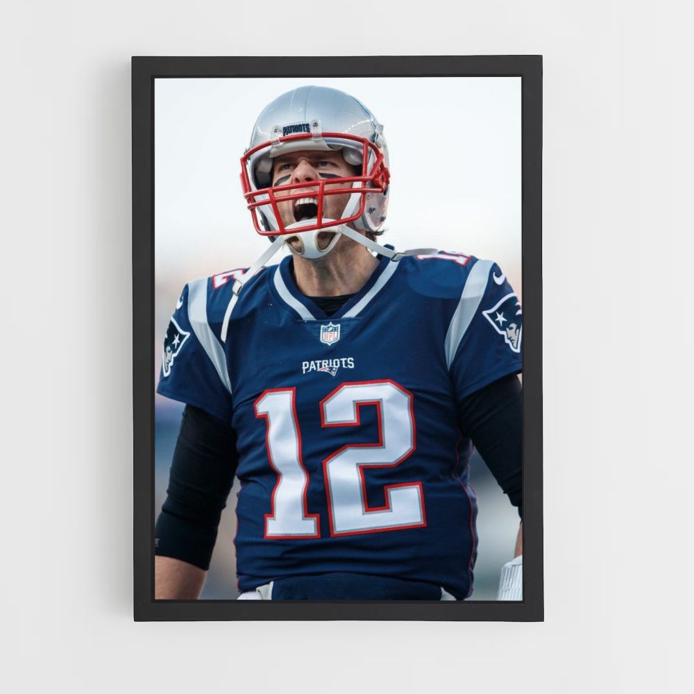 Poster Tom Brady Rage