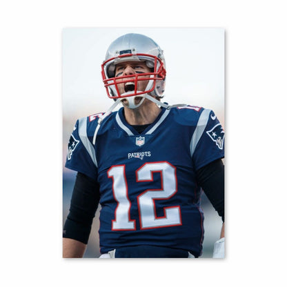 Tom Brady Rage Poster