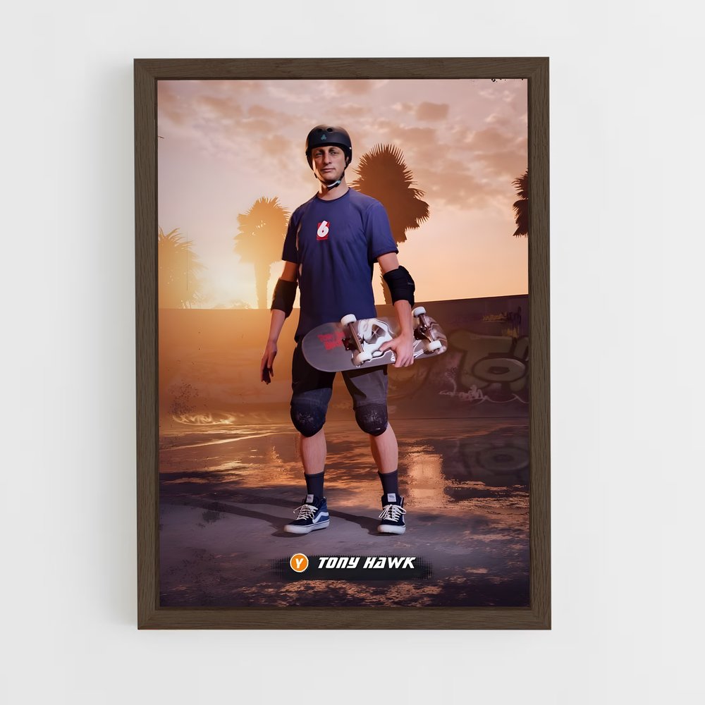 tony-hawk-9 cadre Bois foncé