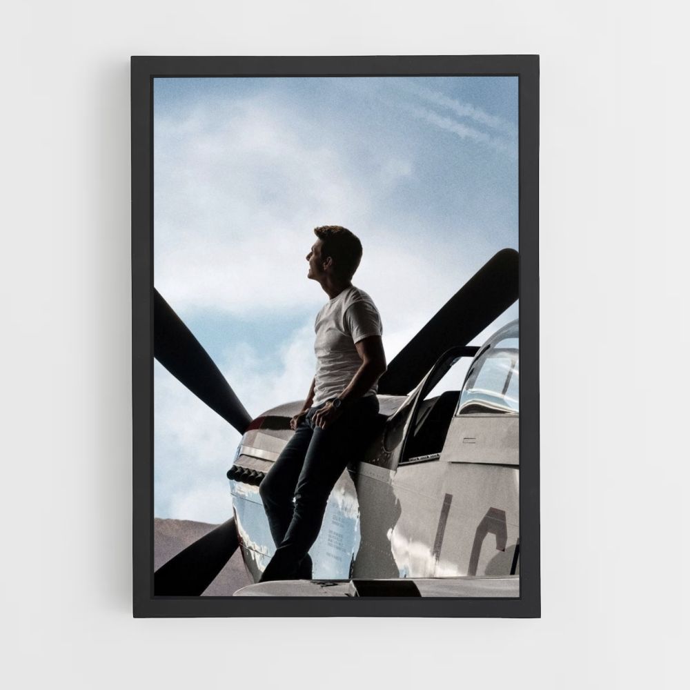 Top Gun Airplane Poster