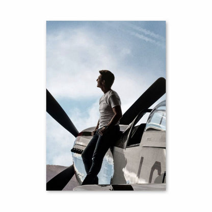 Top Gun Airplane Poster