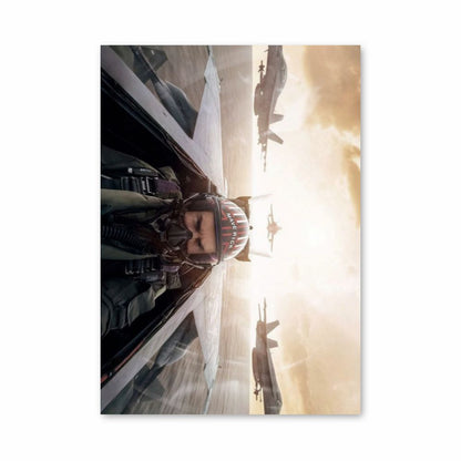 Top Gun Fighter Jet Poster