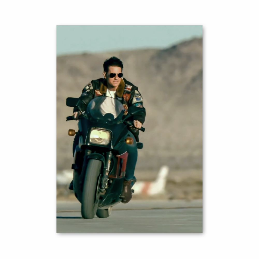 Top Gun Motorcycle Poster