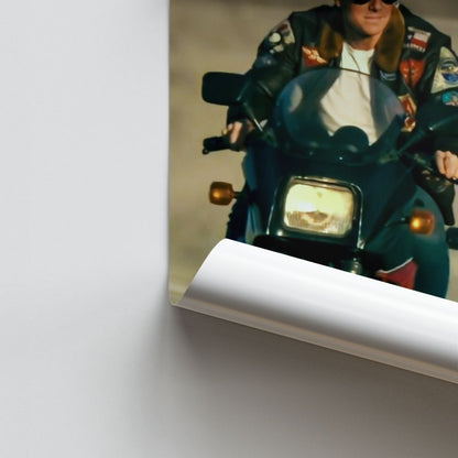 Top Gun Motorcycle Poster