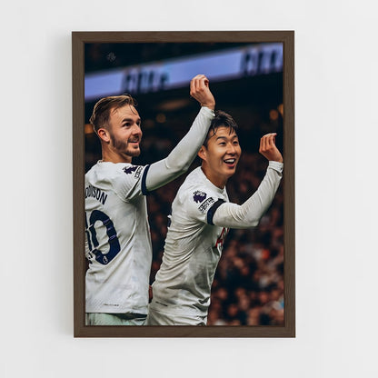 tottenam-3 cadre Bois foncé