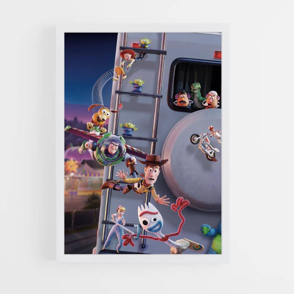 Toy Story Truck Poster