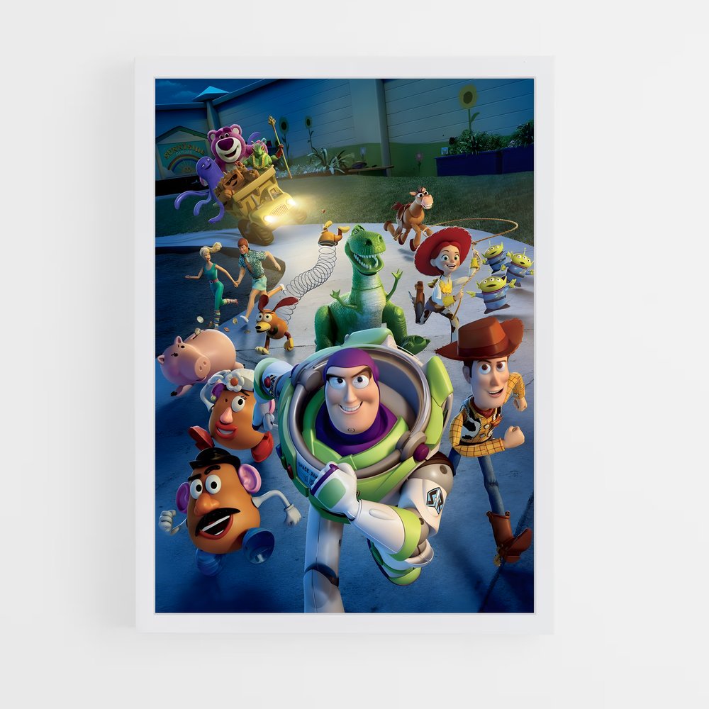 toy-story-7 cadre Blanc