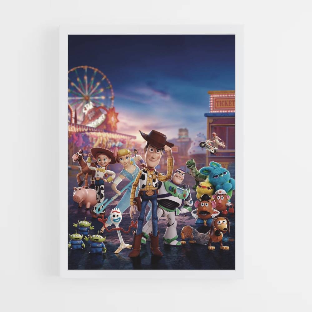 Toy Story Amusement Park Poster